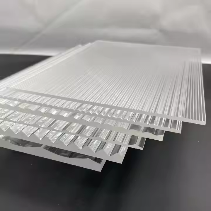 clear fluted acrylic sheet clear fluted acrylic sheet