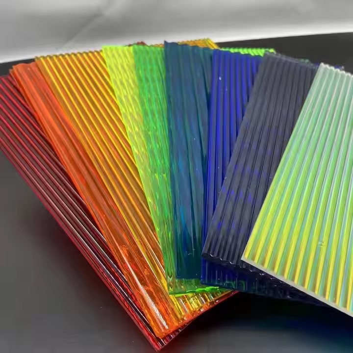 fluted color acrylic sheets fluted color acrylic sheets