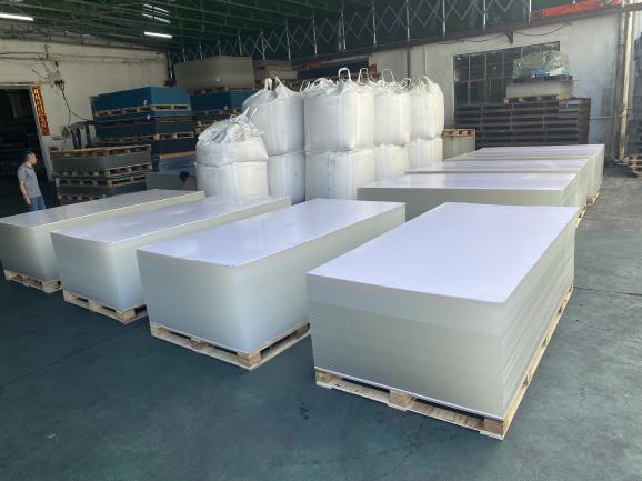 small striped ribbed acrylic sheet